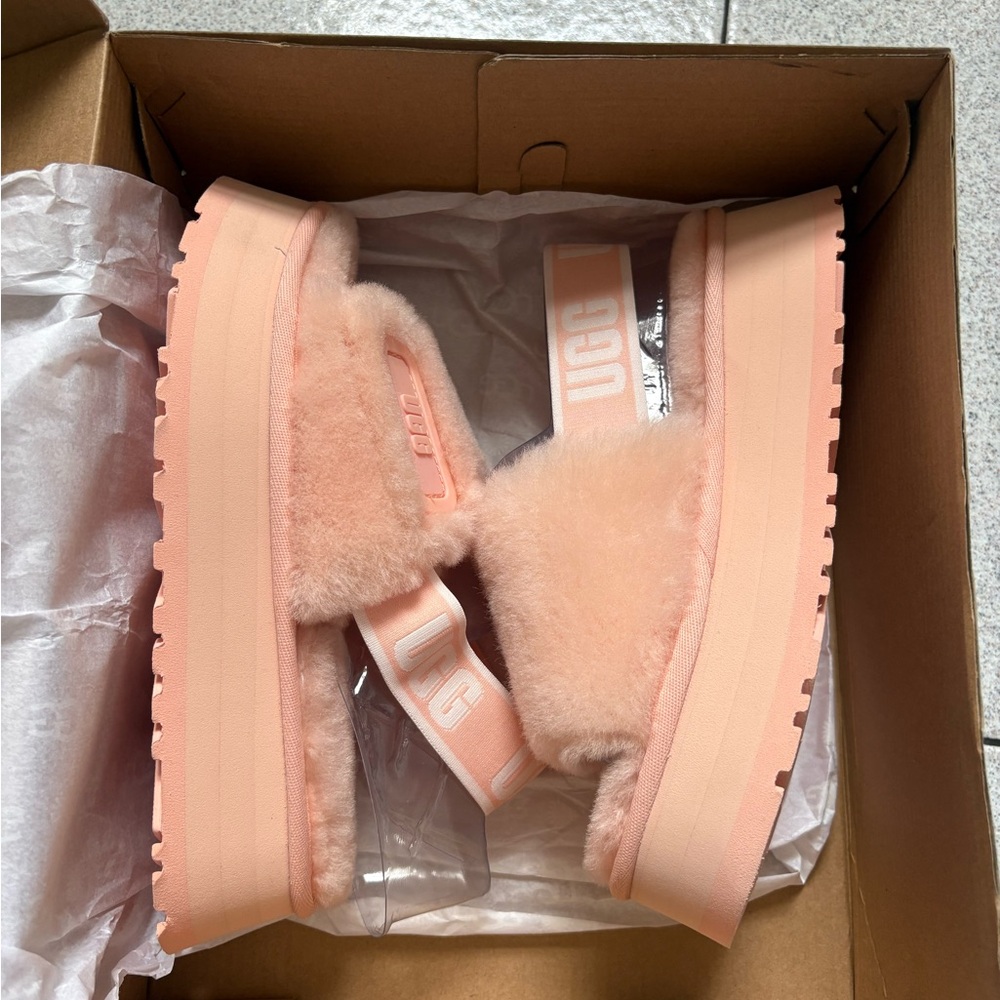 UGG Pink Disco Slides - Picture 5 of 7